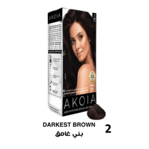 Akoia Hair Coloring -2 DARKEST BROWN-eliadiva jordan