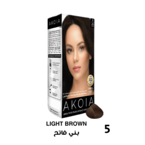 Akoia Hair Coloring -5 LIGHT BROWN-eliadiva jordan