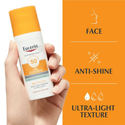 EUCERIN OIL CONTROL SPF50+ SUN GEL CREAM - eliadiva jordan