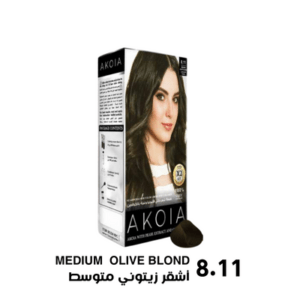 Akoia Hair Coloring -8.11 MEDIUM OLIVE BLOND-eliadiva jordan